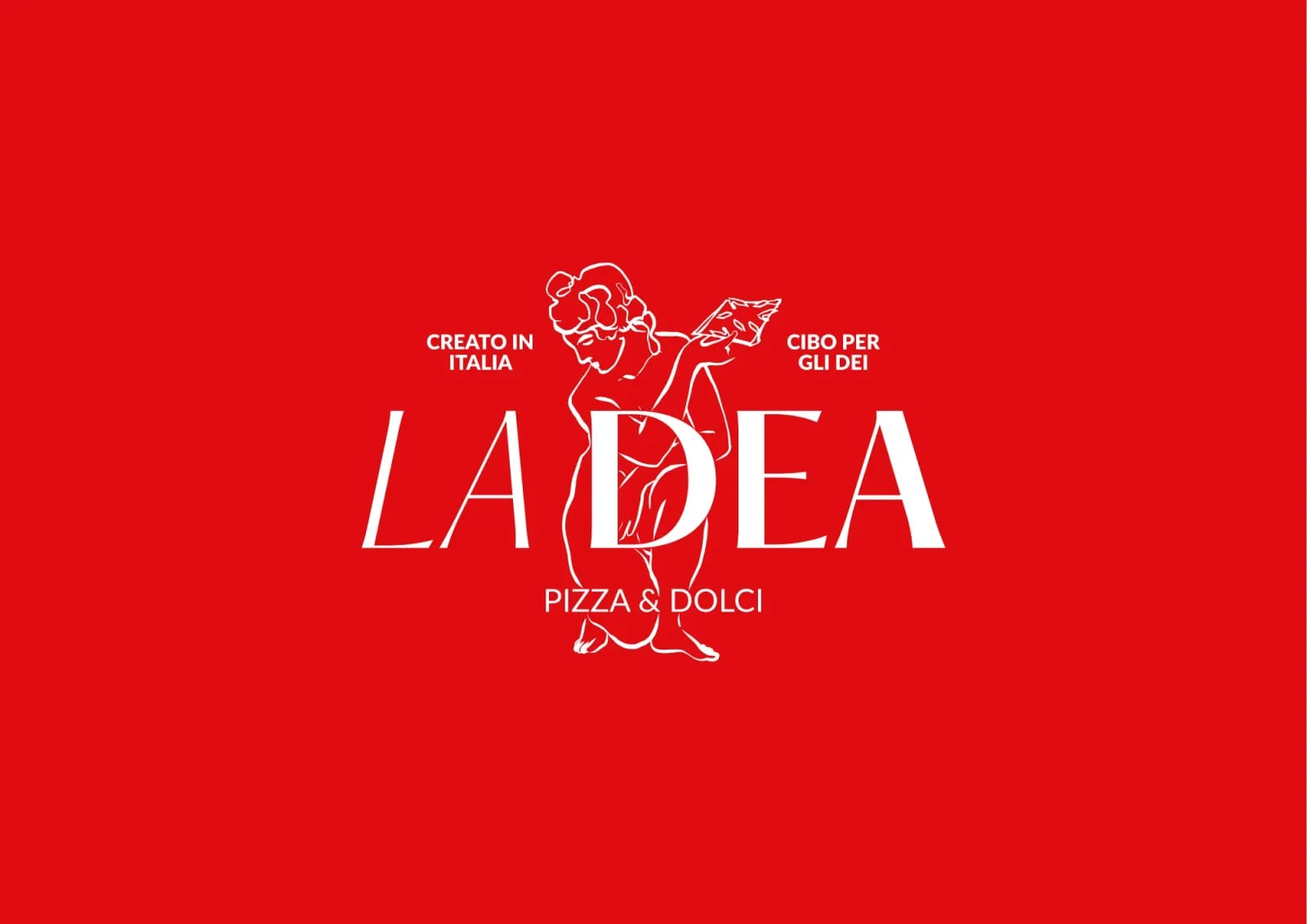 La Dea Pizza brand work by NOIZE