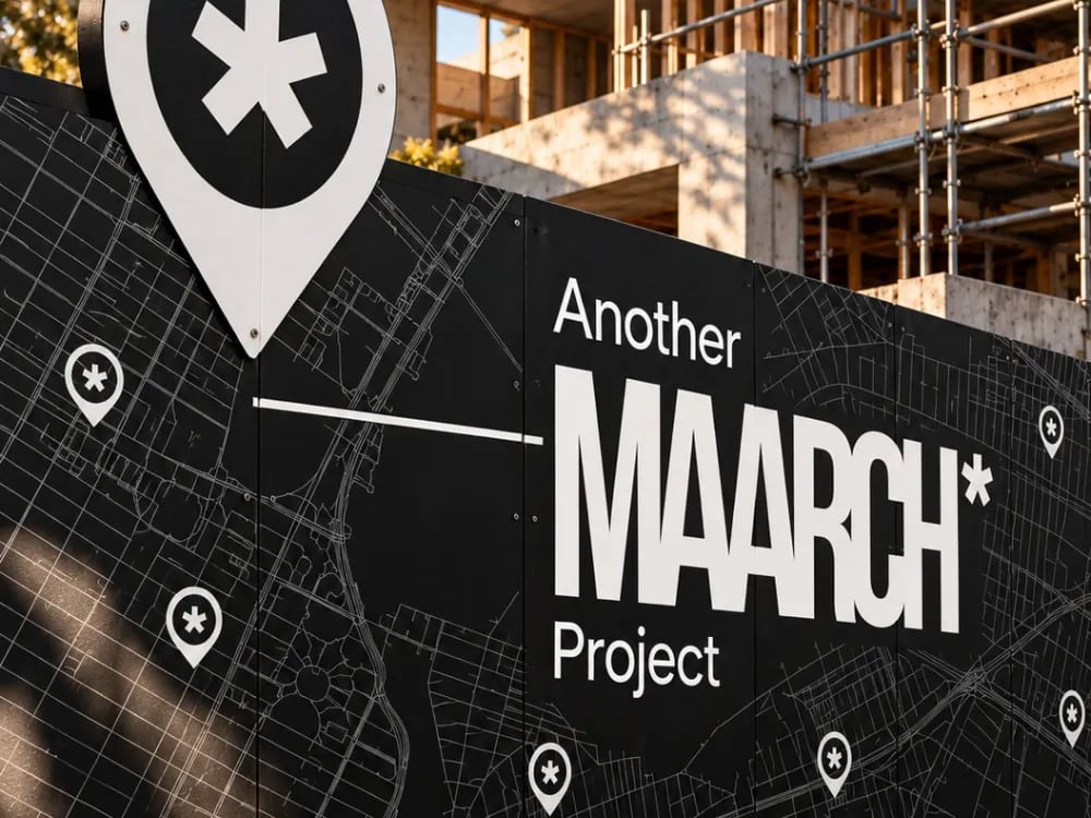 MAARCH Architects brand work by NOIZE