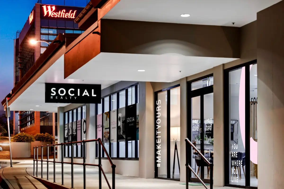 Social Realty brand work by NOIZE